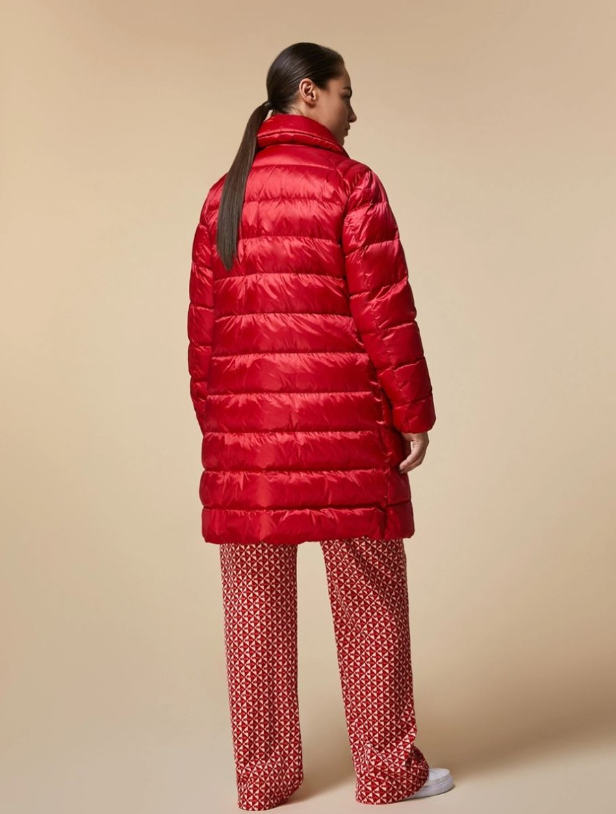 Padded Jacket In Water-Resistant Nylon Red Best