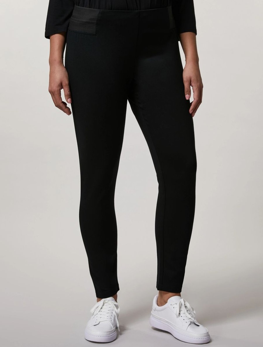 Viscose Jersey Leggings Black New