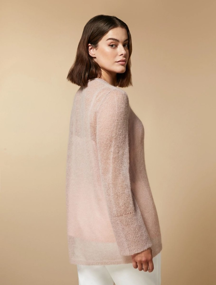 Mohair And Alpaca Sweater Pink Hot