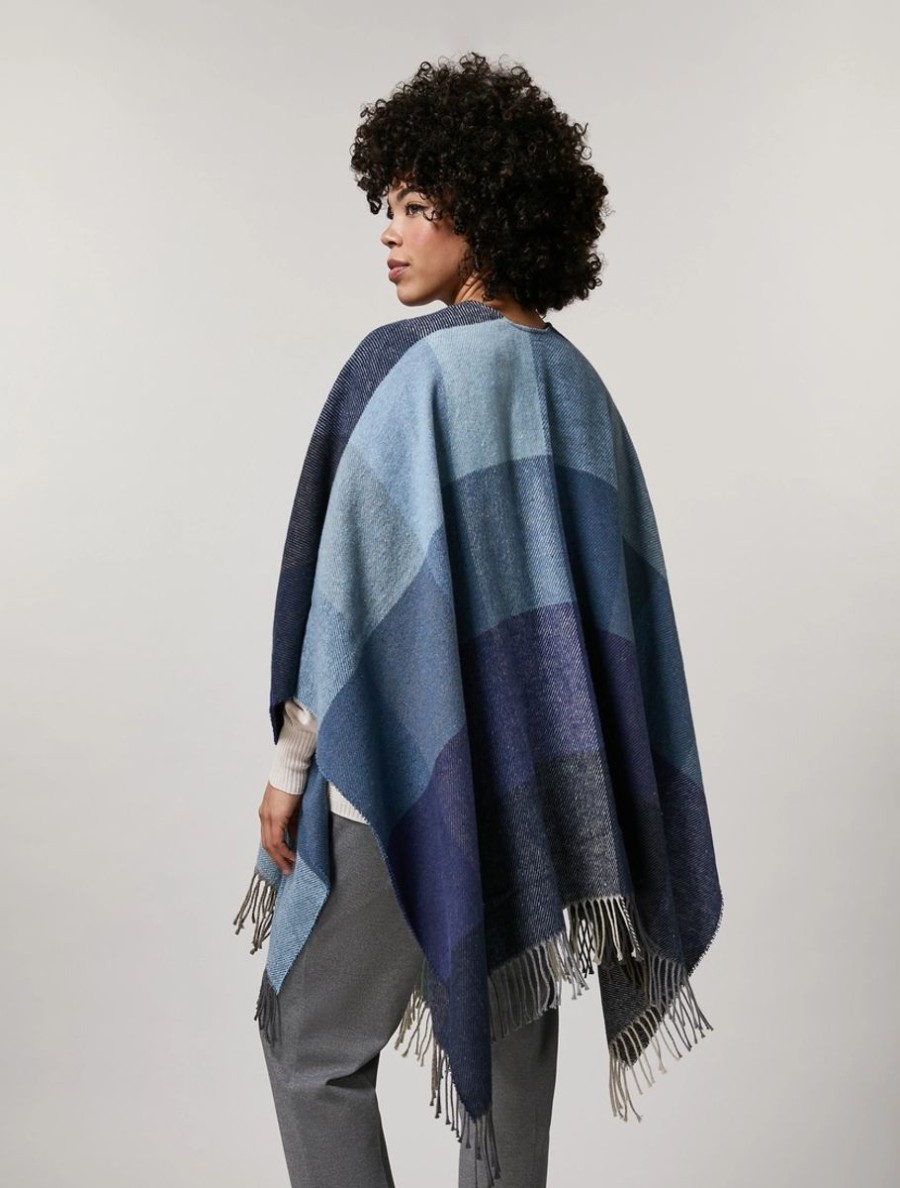 Check Yarn-Dyed Cape Ski Blue Best