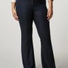 Polyviscose Trousers Dark Navy New