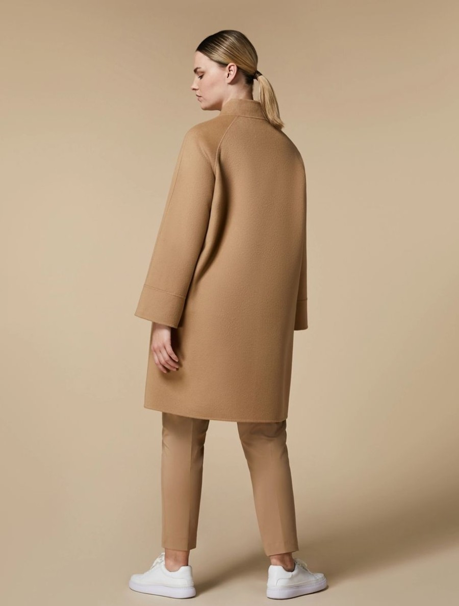 Double-Faced Wool And Cashmere Coat Camel Best