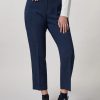 Double Cloth Trousers Dark Navy Best