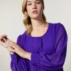 Georgette Blouse Purple New