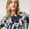 Printed Twill Shirt Dark Navy Hot