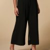 Crepe Georgette Trousers Black Hot