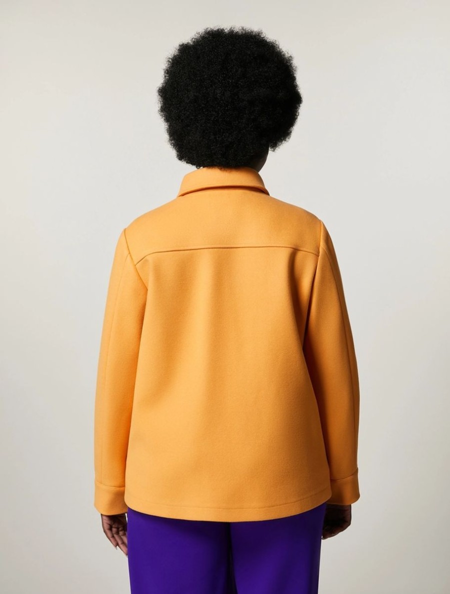 Compact Jersey Jacket Orange Online