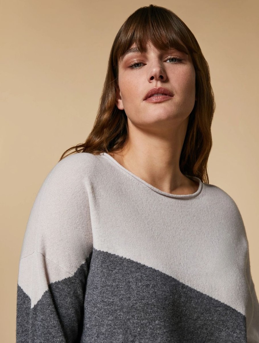 Seamless Wool And Cashmere Sweater Medium Grey Online