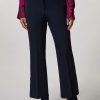 Technical Fabric Trousers Dark Navy Best