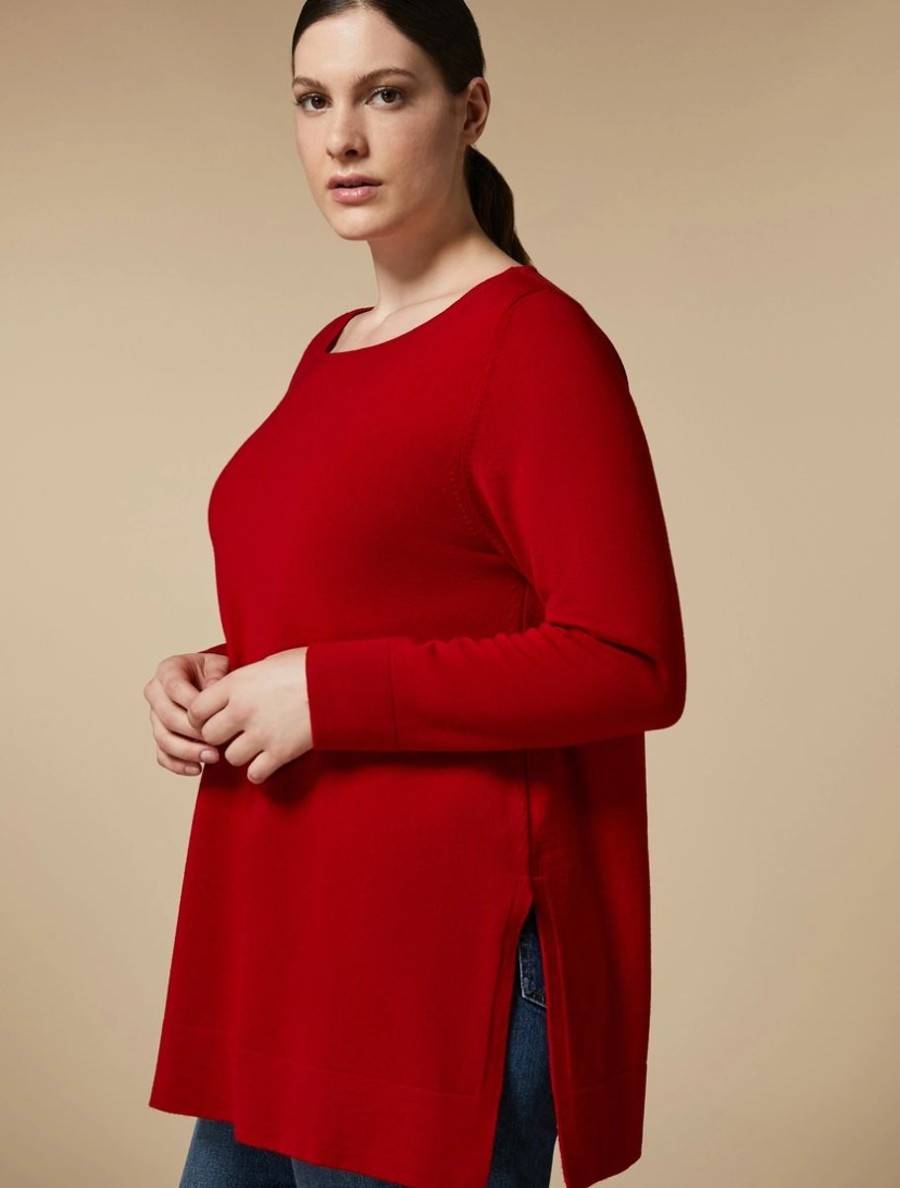 Wool Sweater Red Clearance