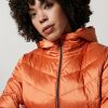 Shining Nylon Down Jacket Orange Best