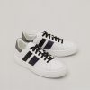 Trainers With Metallic Accents White New