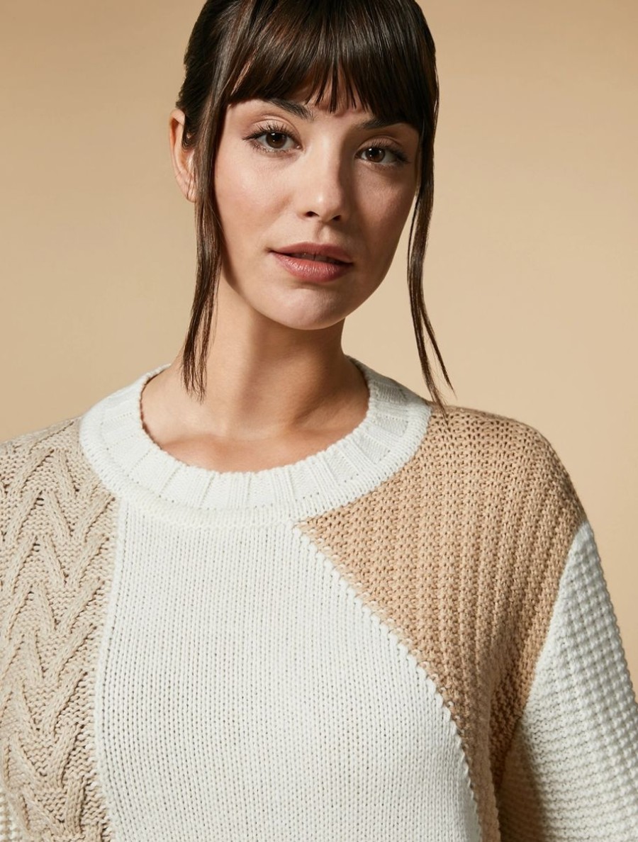 Wool-Blend Sweater White Wholesale