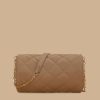 Quilted Duchesse Shoulder Bag Camel Wholesale