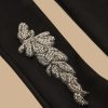 Long Satin Gloves Black Clearance