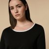 Comfortable Viscose Sweater Black Hot