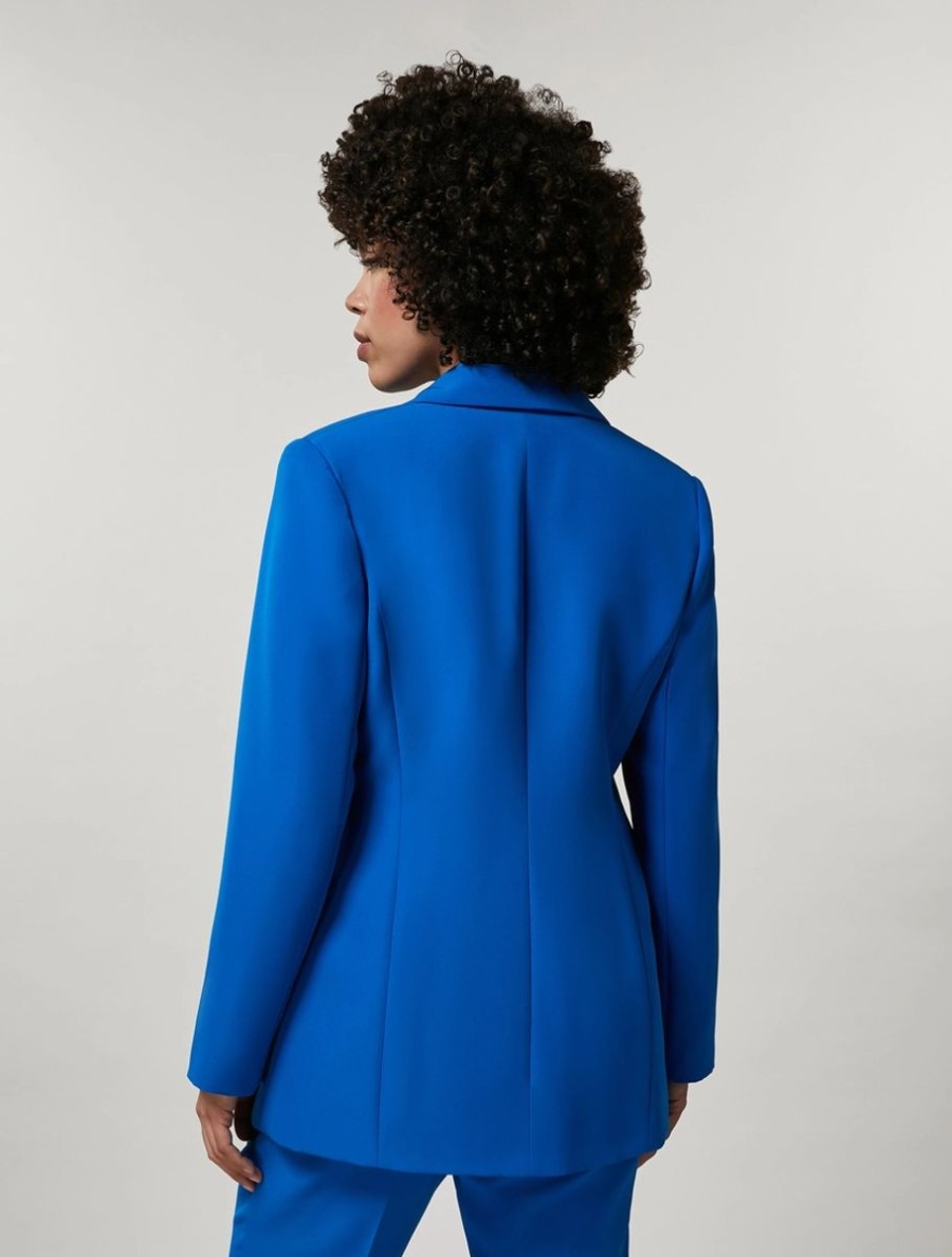 Stretch Fabric Jacket China Blue Wholesale