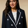 Triacetate Cady Jacket Midnightblue Clearance