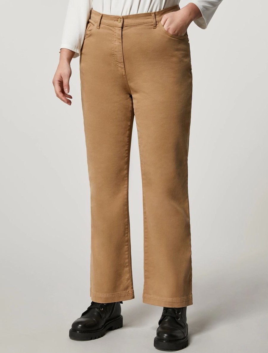 Gabardine Trousers Colonial Hot