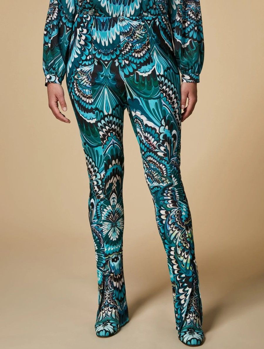 Printed Jersey Leggings Oil New