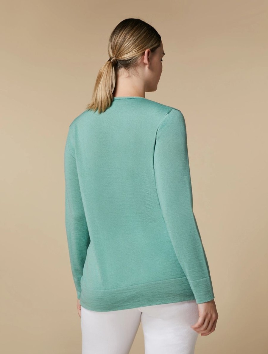 Wool Sweater Green Clearance