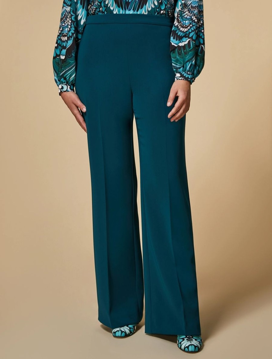 Triacetate Trousers Dark Green Best