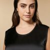 Satin Tunic Black Clearance