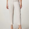 Crepe Envers Satin Trousers Dark Beige Wholesale