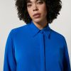 Fluid Fabric Shirt China Blue Clearance