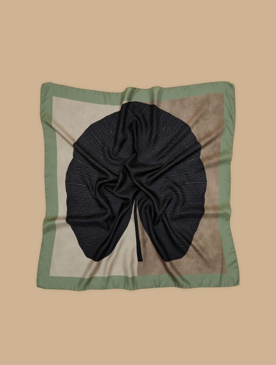 Silk Twill Scarf White Online