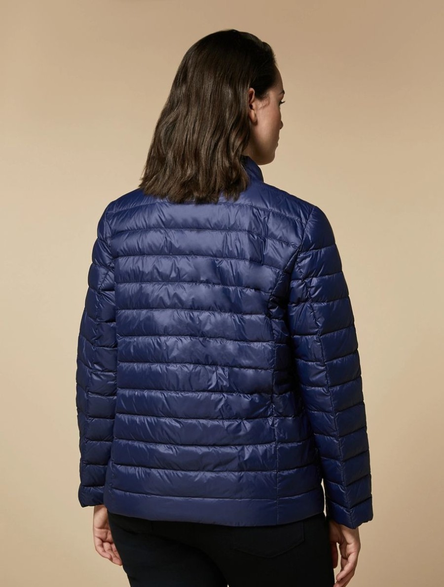 Nylon Down Jacket Dark Navy Clearance