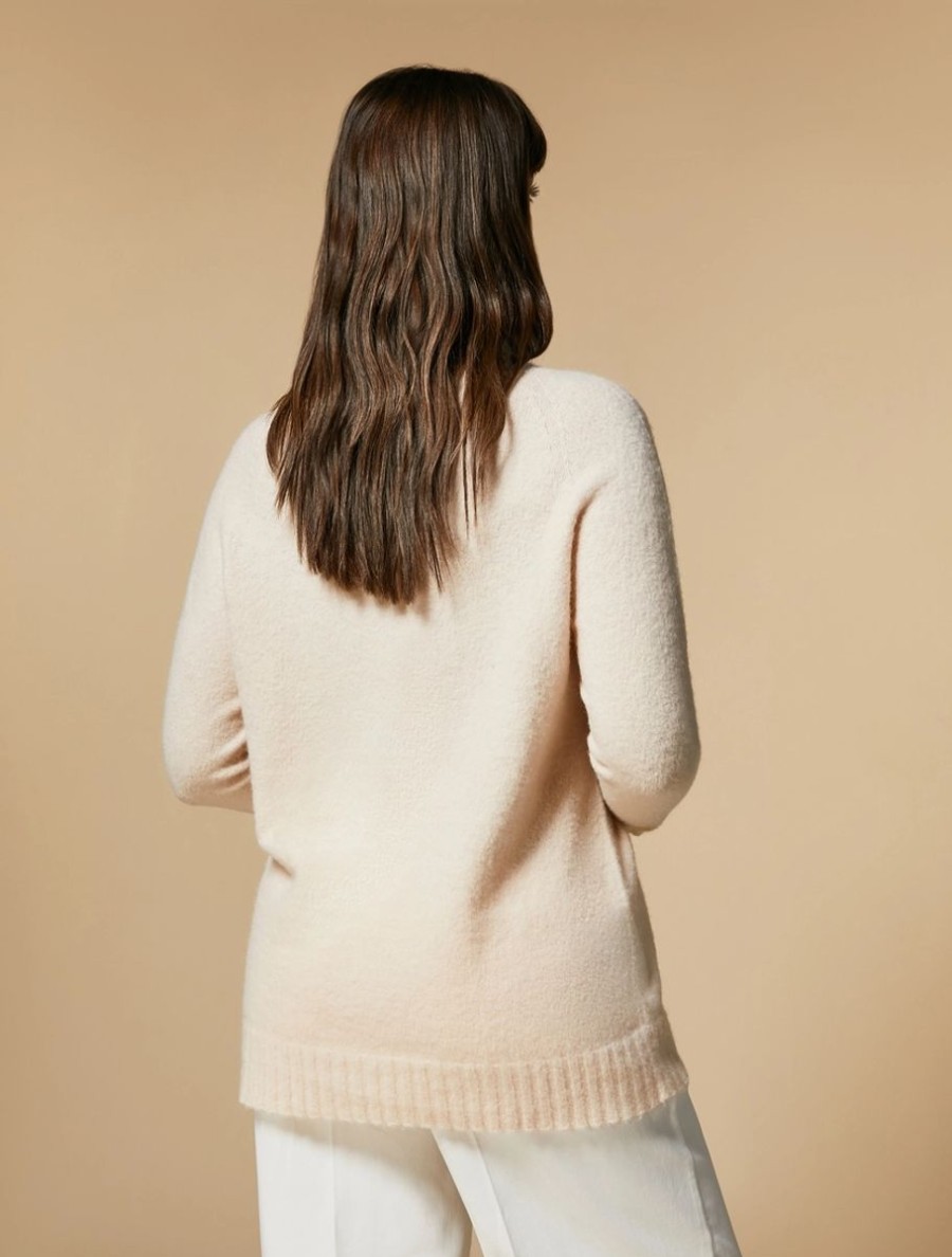 Alpaca-Blend Sweater White Hot