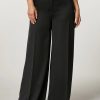 Crepe Envers Satin Trousers Black Best