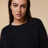 Alpaca-Blend Sweater Black Hot