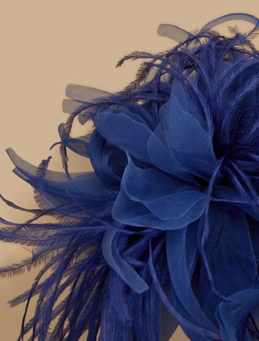 Flower Brooch Cornflower Blue Online