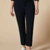 Triacetate Cady Slim Trousers Midnightblue Clearance