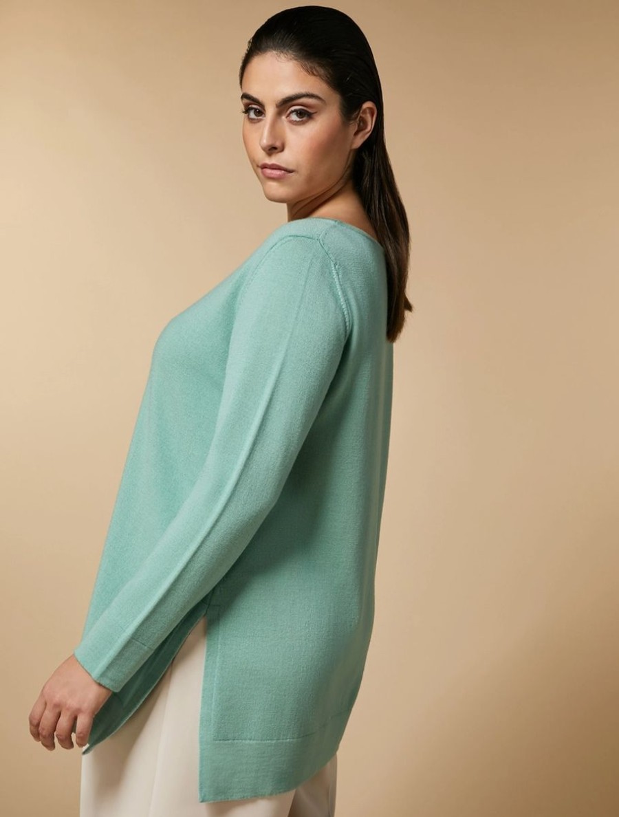 Wool Sweater Green New