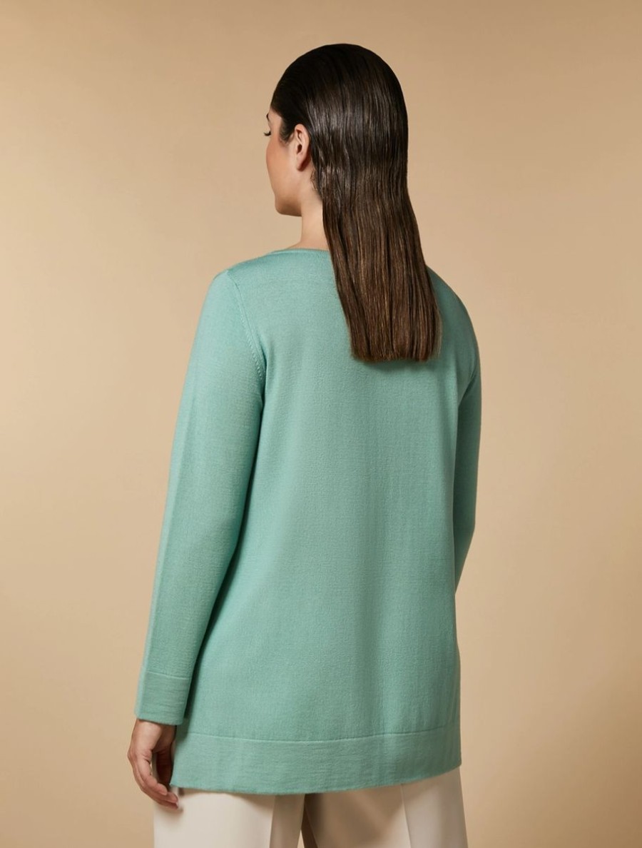 Wool Sweater Green New