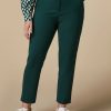 Technical Cotton-Blend Trousers Dark Green Hot