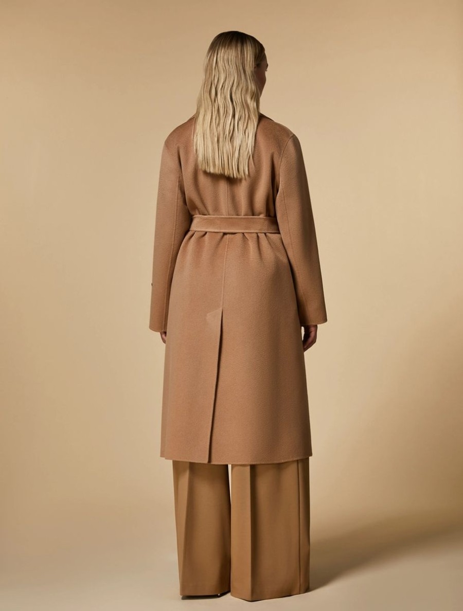 Double-Faced Pure Wool Coat Camel Wholesale