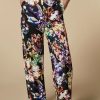 Printed Neoprene Trousers Black Hot