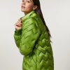 Shining Nylon Down Jacket Green Clearance