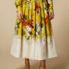 Printed Poplin Skirt Lemon Hot