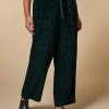 Corduroy Trousers Dark Green New