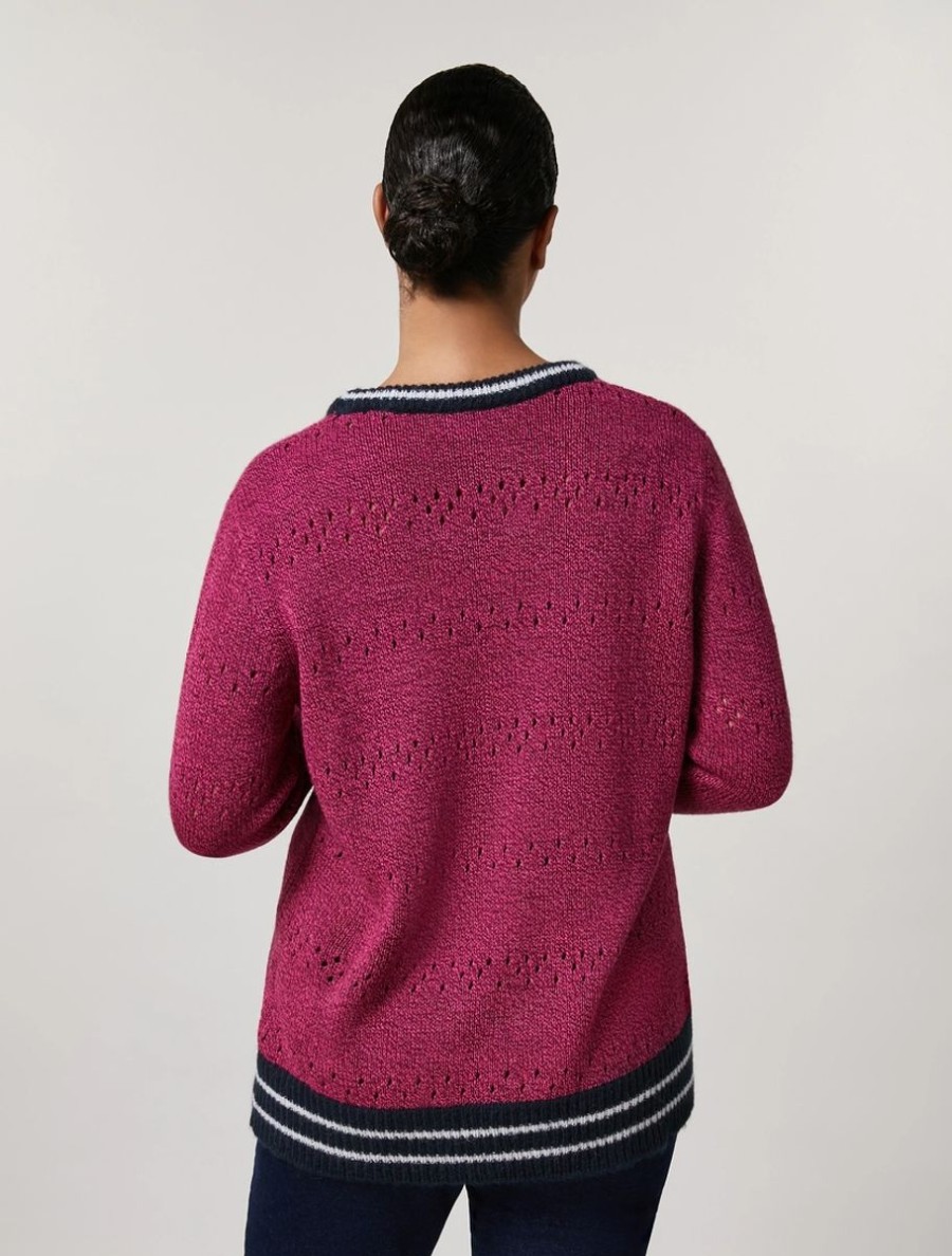 Mouline Sweater Bordeaux Best