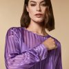 Pure Silk Crepon Tunic Wisteria Best