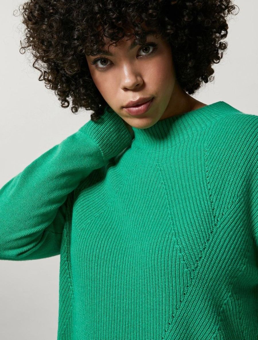 Wool And Cashmere Sweater Green Best