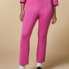 Cropped Jersey Trousers Fuchsia Hot