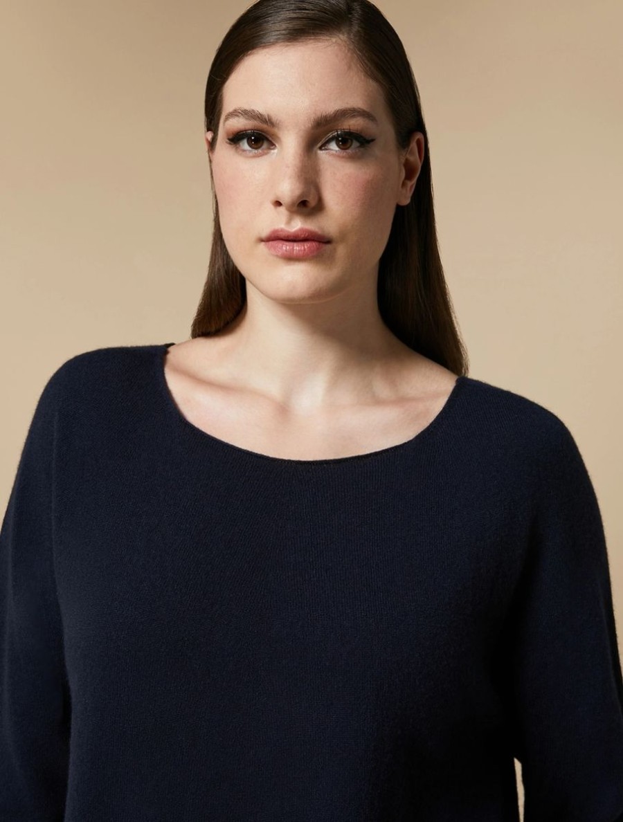 Pure Cashmere Sweater Dark Navy Best