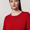 Stretch Viscose Sweater Red Clearance